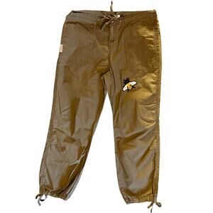Calvin Klein Pants Womens Size 4 Pull On Joggers Lightweight Bumble Bee Mid Rise